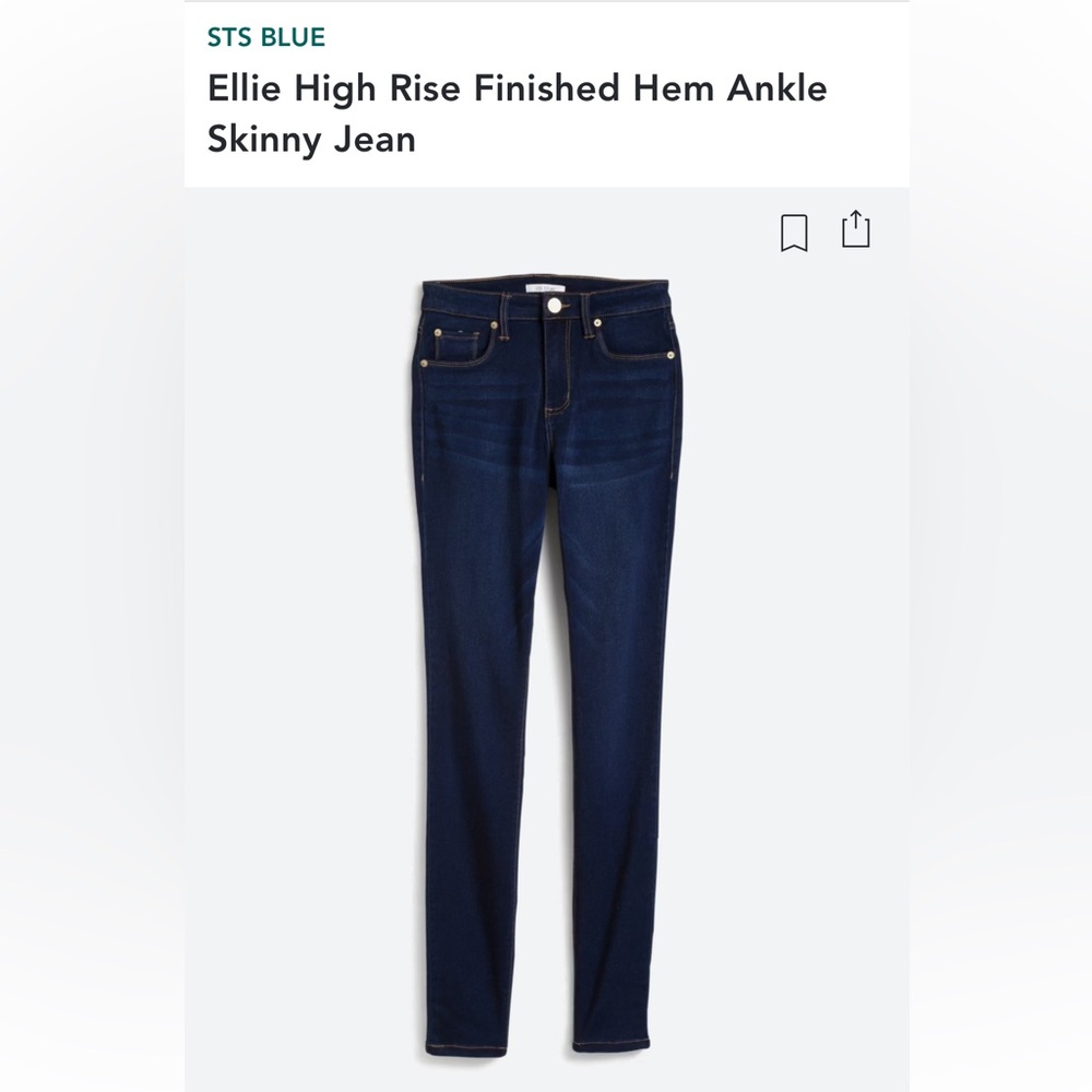 STS Blue High Rise Ankle Skinny Jean